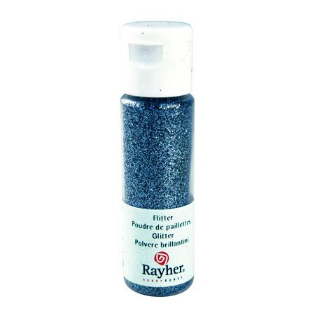 Poudre de paillettes irisées - Bleu gris - 10 ml