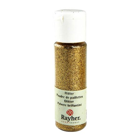 Poudre de paillettes irisées - Doré - 10 ml