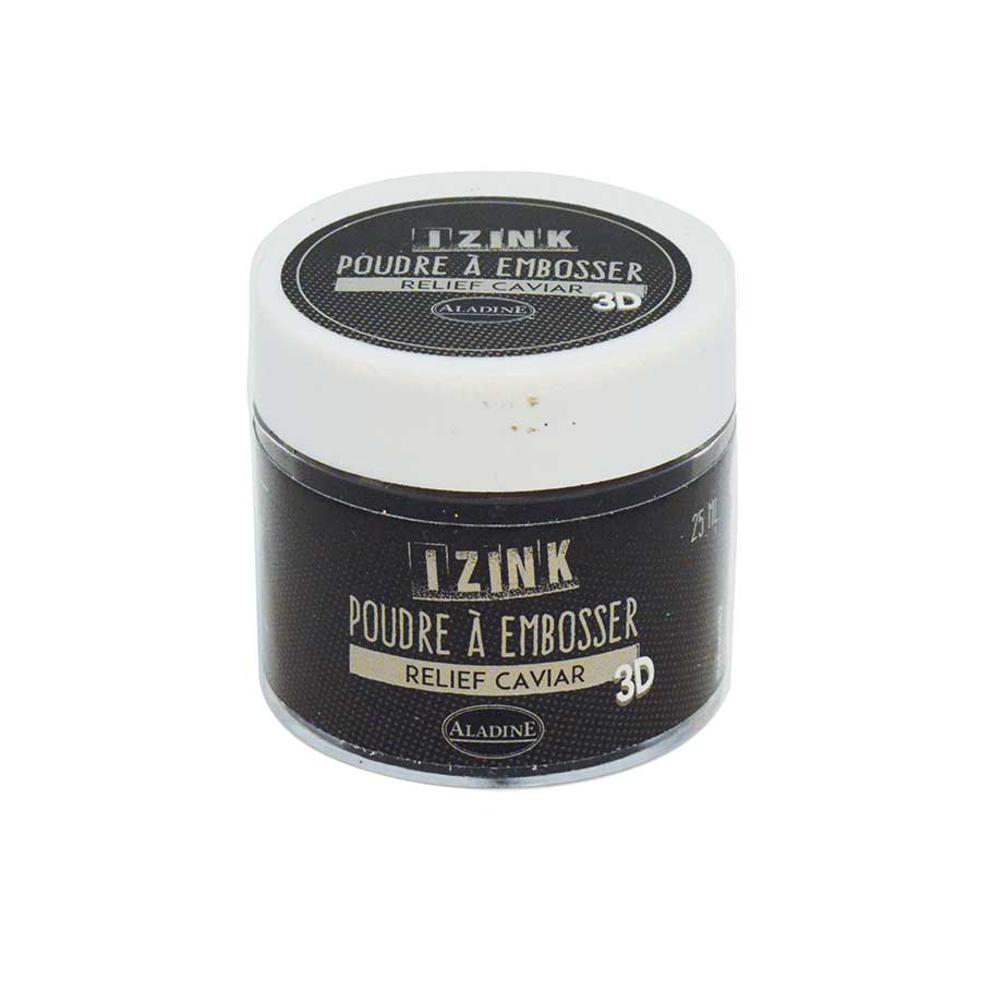 Poudre à embosser - Noir Caviar - 25 ml