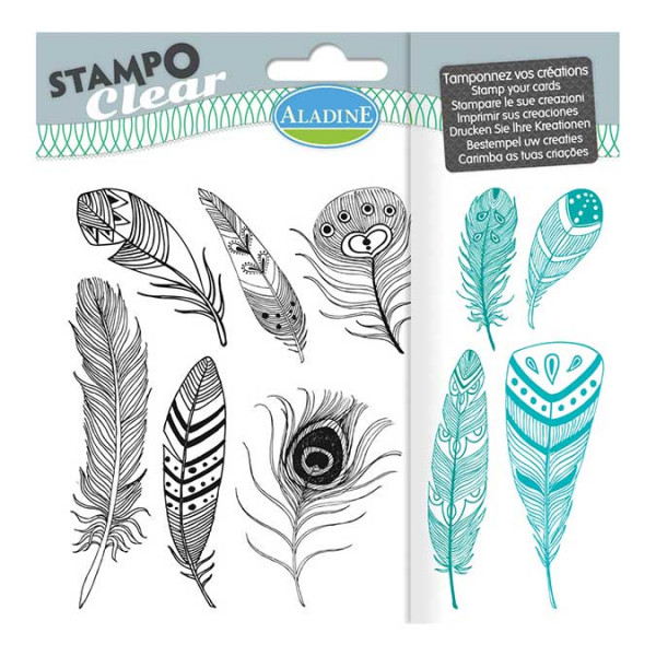 Stampo Clear - Plumes - 10 tampons