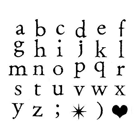 Tampons Eponge Alphabet : 26 lettres de 4.5 cm de hauteur