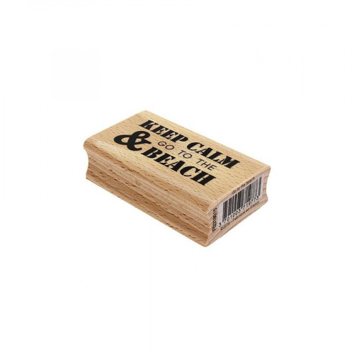 Tampon bois Go to the beach Scrapmalin