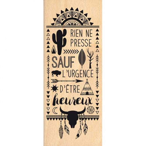 Dakota Valley - Tampon Bois - Rien ne presse - 6 x 15 cm