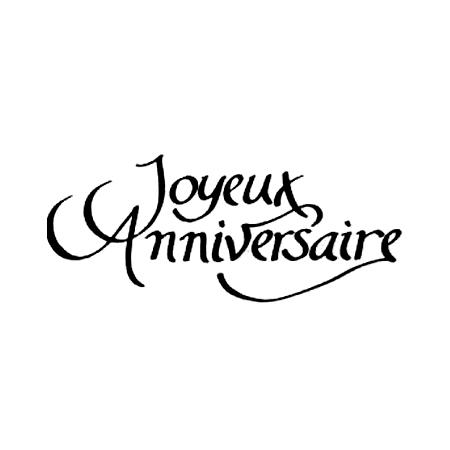 Tampon Joyeux Anniversaire J 35