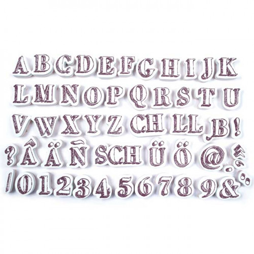 Stampo Scrap - Alphabet crayonné