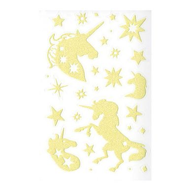 Autocollants Phosphorescents Phospho Stick Licornes