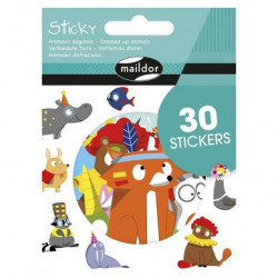 Stickers repositionnables Stick Story Animaux déguisés