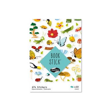 Stickers Book Stick Botanique
