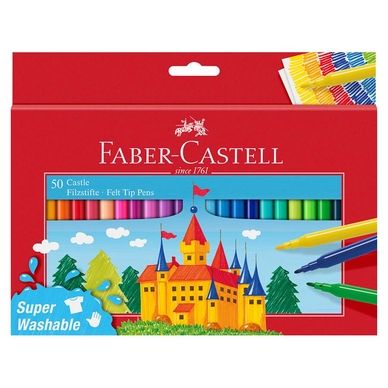 Feutres scolaires Château 50 couleurs