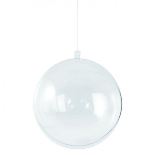 Boule en plastique transparent - 5 cm