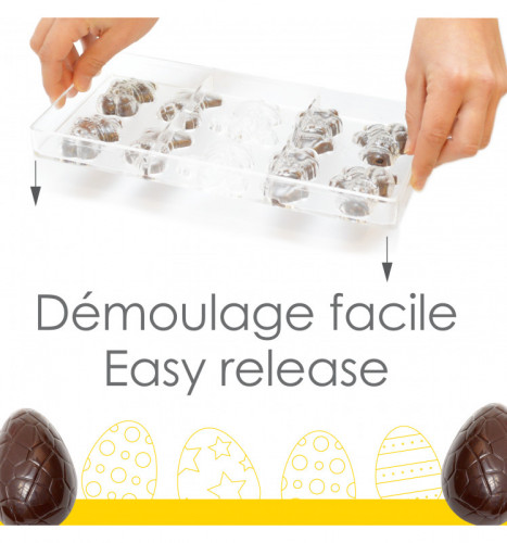 Moule Rigide Chocolat Oeufs