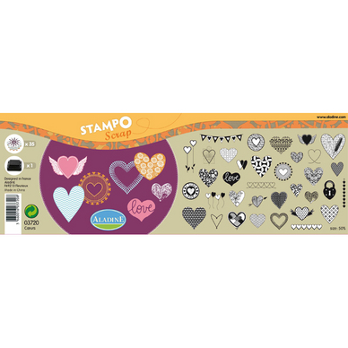 5 tampons Stampo'Scrap 