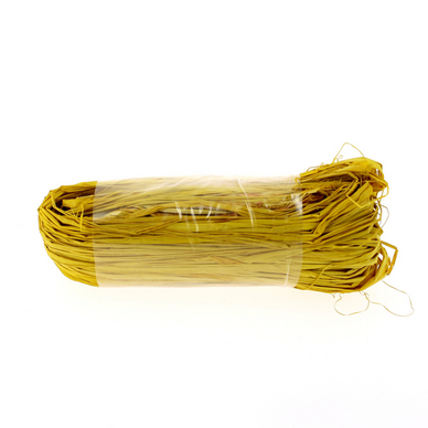 Raphia en pelote de 50g jaune