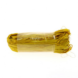 Raphia en pelote de 50g jaune
