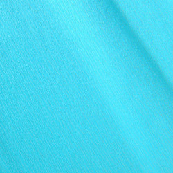 Papier crépon en rouleau 60% 2.50 x 0.50m bleu turquoise