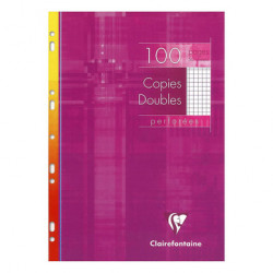 Copies doubles petits carreaux Q.5x5 A4 50 Feuilles