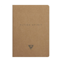 Carnet Flying Spirit kraft 7,5 x 12 cm 48 pages Lignées 90g/m²