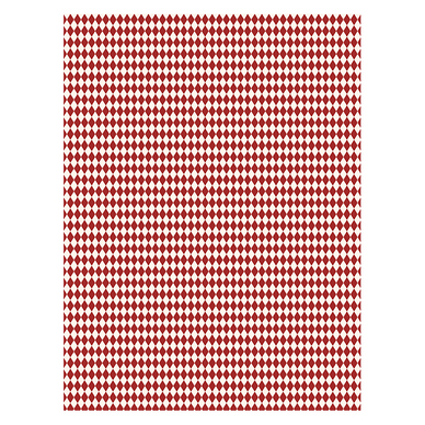 Papier Décopatch 738 Petits losanges rouge