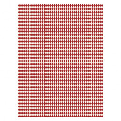 Papier Décopatch 738 Petits losanges rouge