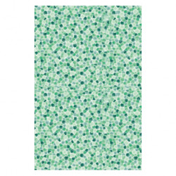 Papier Décopatch 830 Pompons vert