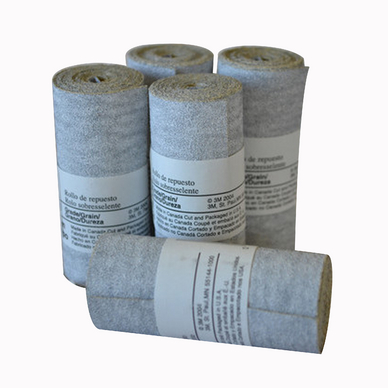 Rouleau abrasif pour bloc de ponçage grain fin 120