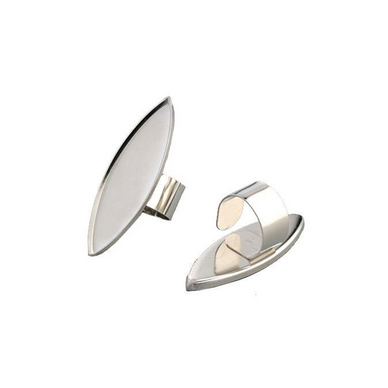 Bague ellipse avec rebord 17 x 52 mm