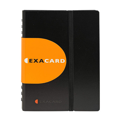 Porte-cartes de visite Exacard Capacité 120 cartes 20 x 14,5 cm