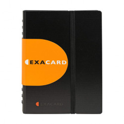 Porte-cartes de visite Exacard Capacité 120 cartes 20 x 14,5 cm