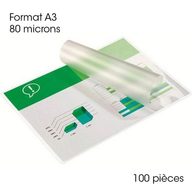 Pochette de plastification Dahle, A3, 125 microns 00226