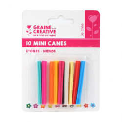 Mini canes Assortiment Étoiles x 10 pcs