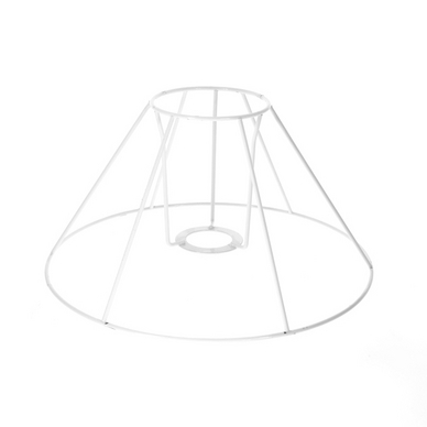 Carcasse d'abat-jour conique 40 x 10 x 21 cm