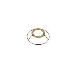 Carcasse d'abat-jour Cercle bagué E27 Ø 10 cm Cuivré
