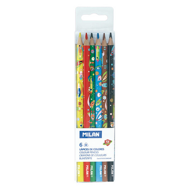 6 crayons et 36 pointes de crayon crayon dégradé de couleur, crayon  permanent de couleur pointe