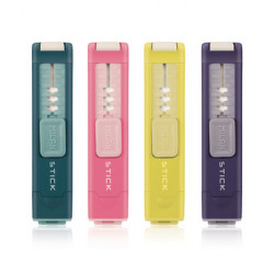 Taille-crayon + Gomme stick