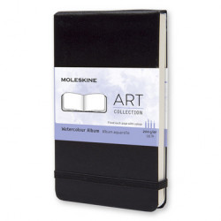 Carnet Aquarelle Moleskine 9 x 14 noir