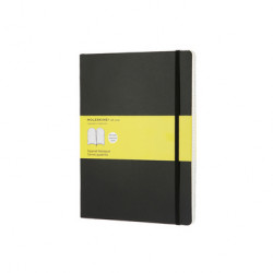 Carnet de notes Moleskine quadrillé 19 X 25 noir