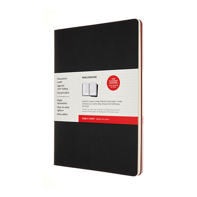 Cahier Sujet A4 2 pcs Noir & Rouge