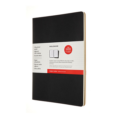 Cahier Sujet A4 2 pcs Noir & Kraft