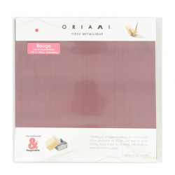 Feuille en métal Origami 15 x 15 cm Rouge 3 pcs