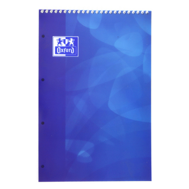 LIMIT 100050536 Lot de 10 bloc-notes ligné avec marge double 80 pages Bleu  Format A4