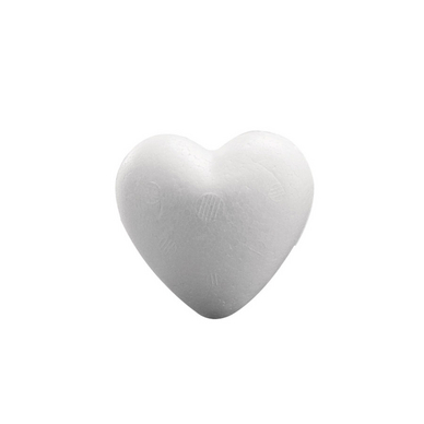 Coeur en polystyrène de 9 cm