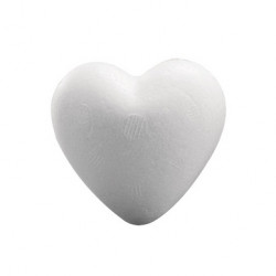 Coeur plein en polystyrène 15 cm