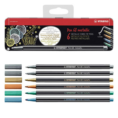 Feutres Stabilo Pen 68 - 20 couleurs assorties - Scrapmalin