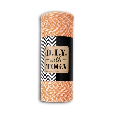 Ficelle bicolore Baker's Twine orange 100 m