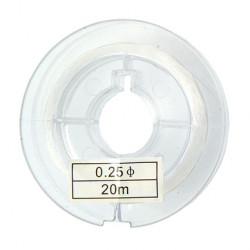 Fil de nylon 0.25mm par 20m