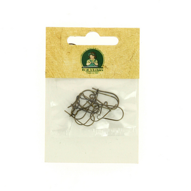 Support boucles d'oreille fil bronze