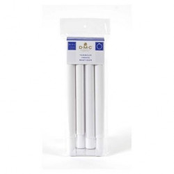 Tambour carré 28 x 28 cm Blanc