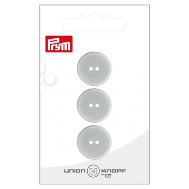 Bouton Polyester ø 18 mm 3 pcs Transparent