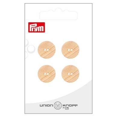 Bouton en bois 15 mm 4 pcs Beige