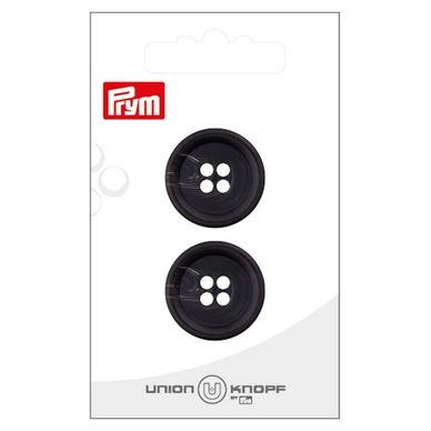 Bouton Polyester 23 mm 2 pcs Noir